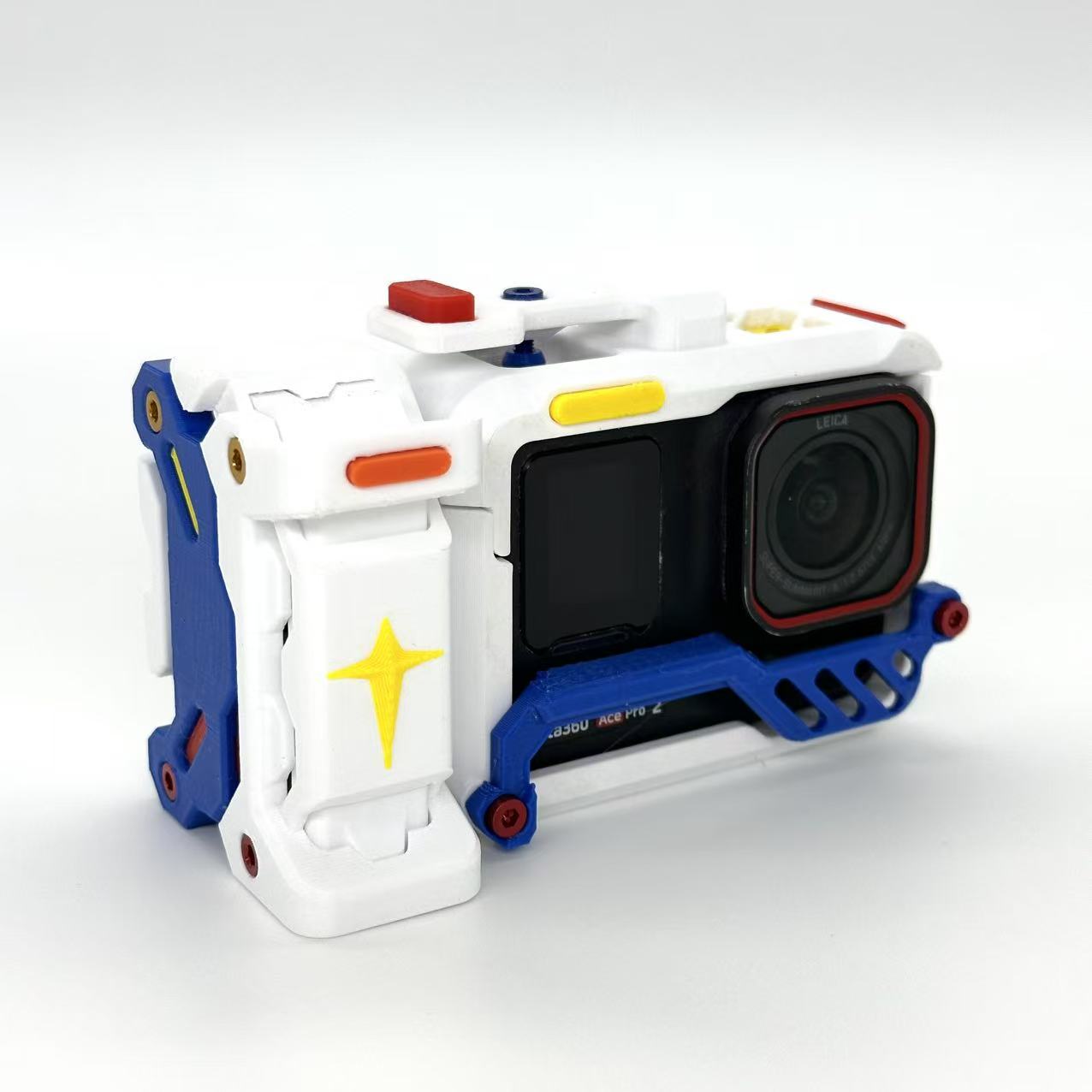 Insta360 Ace Pro 2 / Ace Pro Street Photography Cage with Ergonomic Handgrip | Lightweight 3D Printed Rig