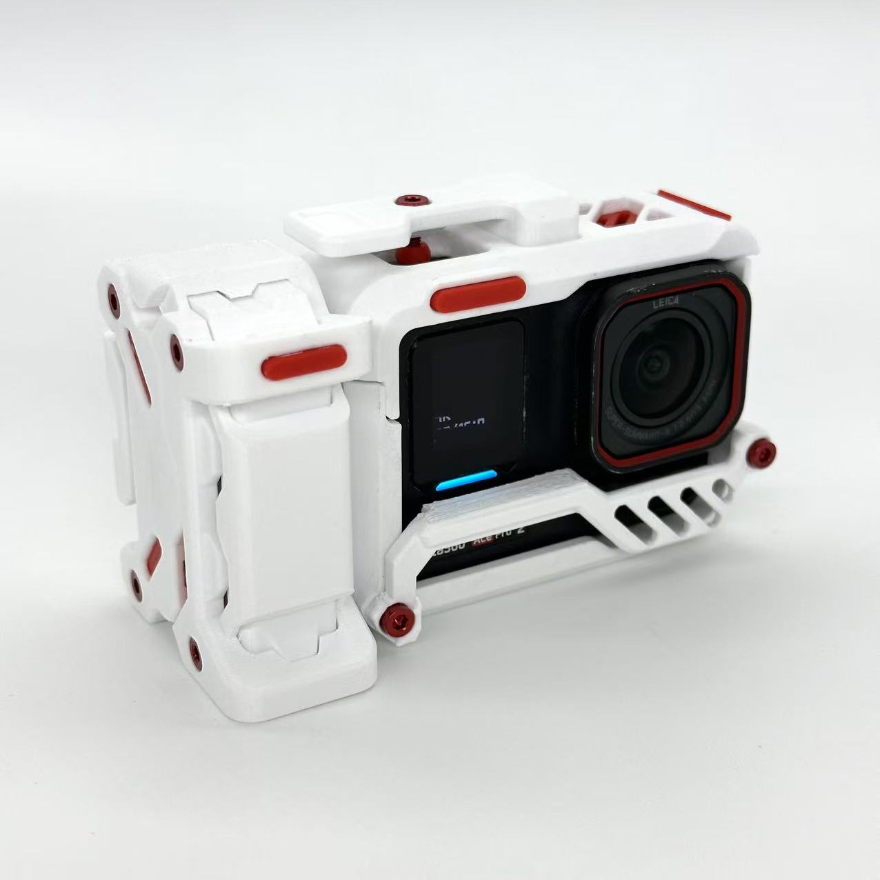 Insta360 Ace Pro 2 / Ace Pro Street Photography Cage with Ergonomic Handgrip | Lightweight 3D Printed Rig