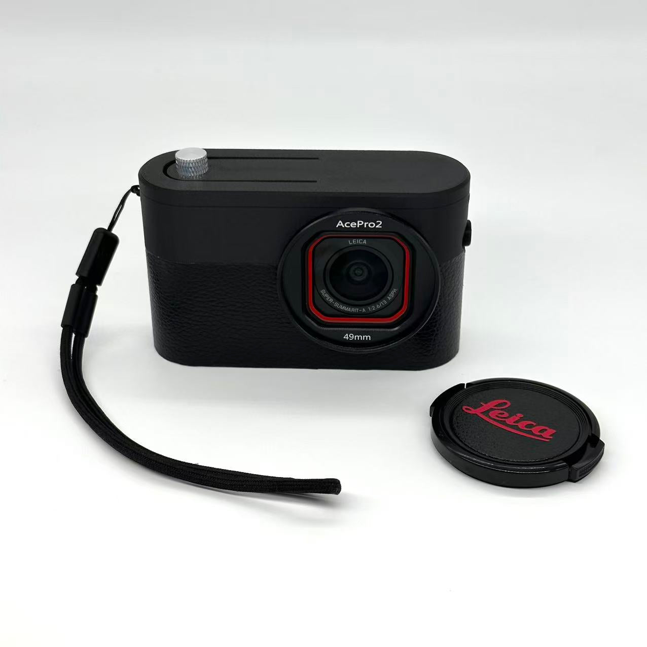 Leica Style Vintage Case for Insta360 Ace Pro 2 with Hood